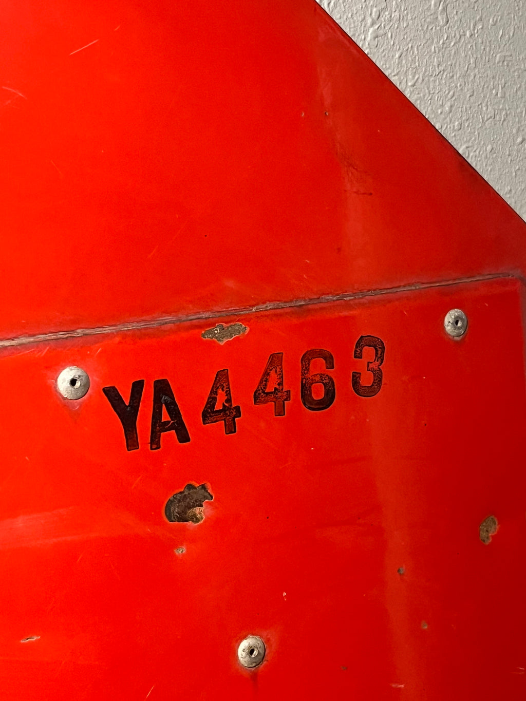 Vintage Retired Sign: 30" Porcelain Stop Sign w/ Reflectors